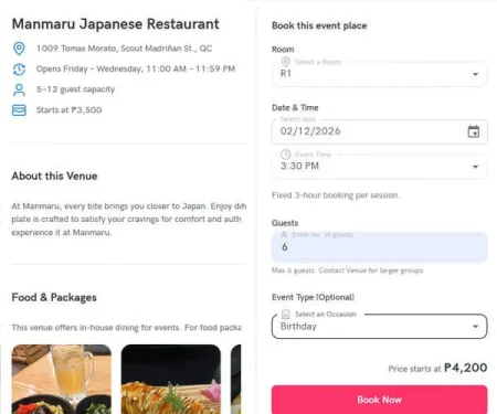 prymebooking-reservation
